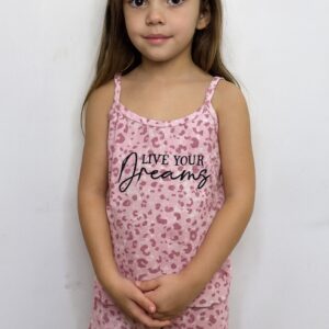 PIJAMA DE NIÑAS ANIMAL PRINT
